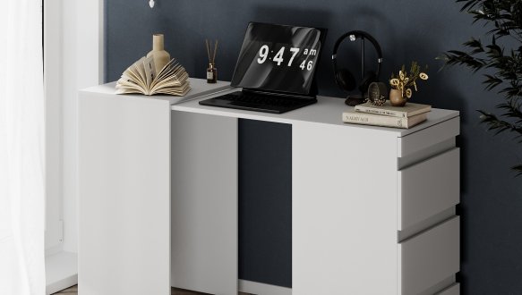 Комод-трансформер Molli Білий діамант