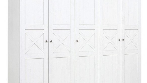 Шкаф SZF5D/23/24 BRW Poland Stockholm 5 дверный белый 243 см 0