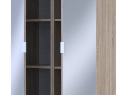 Шафа Дорос Гелар дуб сонома 2 Дзеркала 78 см 2