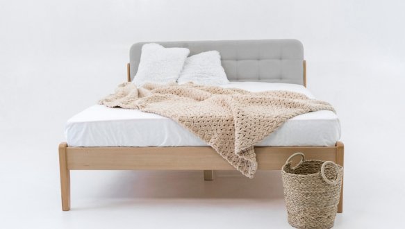 Ліжко двоспальне дерев'яне Лев Каліфорнія Масив бука 7