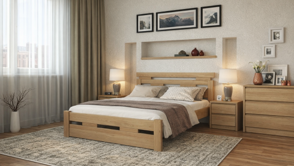 Спальня Zevs/Зевс Лев з комодом 3S та тумбами