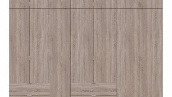 Шафа для одягу Дорос Лукас дуб сонома 7 дверна 300 см 4