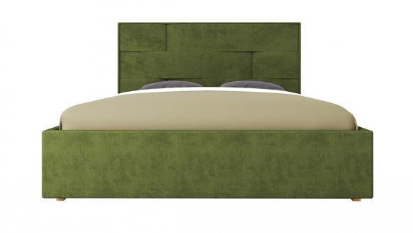 Ліжко м'яке Городок Стенфорд з підйомним механізмом та нішею для білизни 2