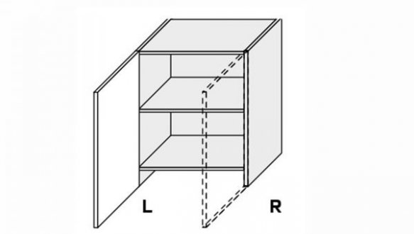 Секція верхня ліва витяжка 60ВВТ/690 Лео