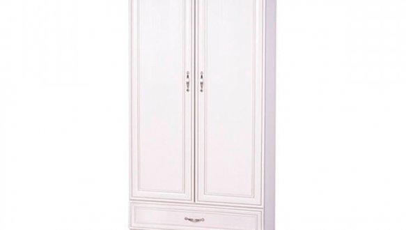 Шкаф 2D2S Mebelbos Tiffany 2 дверный белый 3