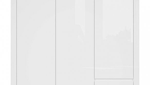 Шкаф SZF3D2S BRW Poland Holten 3 дверный белый 181 см 0