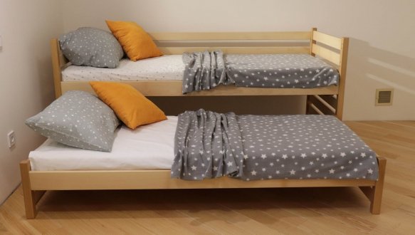 Ліжко Сімба з додатковим висувним спальним місцем 0