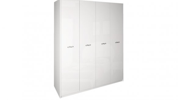 Шкаф 4дв Миромарк Империя 4 дверный белый 184 см