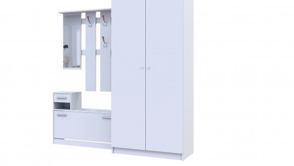 Передпокій Alice/Еліс та шафа Promo Білий Дорос