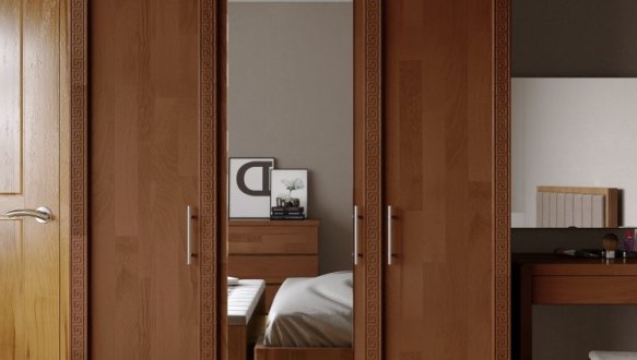 Шкаф трехдверный Arbordrev Регина 3 дверный белый 150 см 2