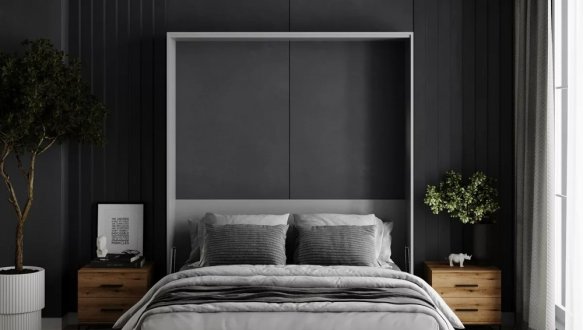 Кровать двуспальная шкаф трансформер Art in Head Juno / Джуно 160 см 4