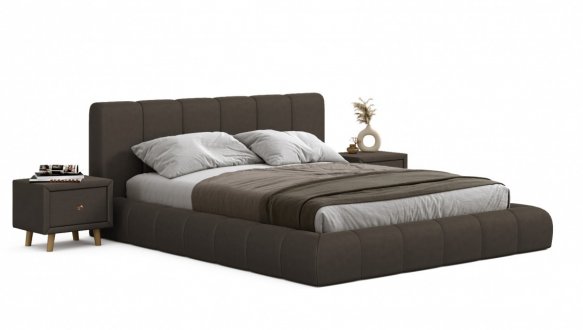 Ліжко м'яке двоспальне Віоріна Деко Подіум 28