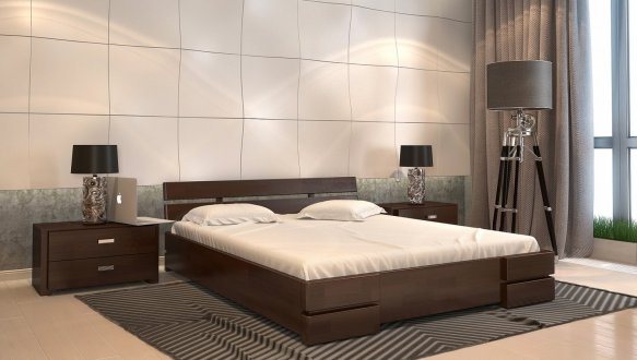 Кровать деревянная ArborDrev Дали Сосна / Бук 2