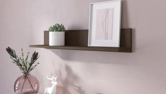 Полка настенная венге темный SТ0022