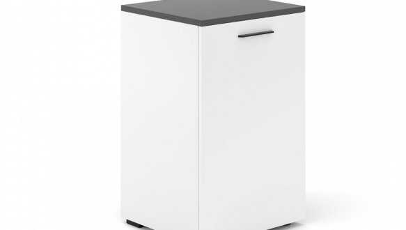 Тумба-трансформер Dolli Белый бриллиант/Графит серый 2