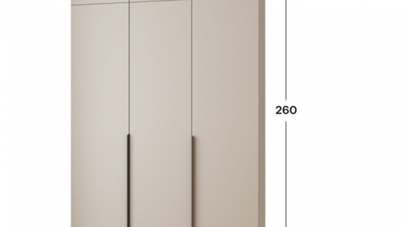 Шкаф Mebelstar Оскар трехдверный с антресолью Кашемир 150 см 0