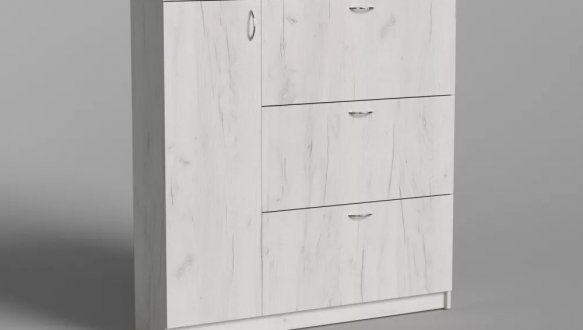 Тумба для обуви №1 Matroluxe на 3 ящика и 1 двери 5