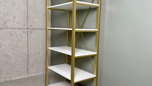 Стеллаж LOFT 900 Дуб Сонома / Чёрный мат MebliRoMax 7