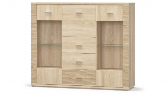 Комод 2В1Д+3Ш Гресс