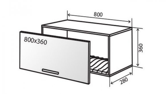 №17 Верх 80-36 витрина Margo