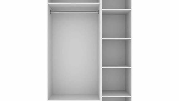 Шкаф распашной комбинированный двухдверный Art In Head №11 Light, ширина 120 см 6