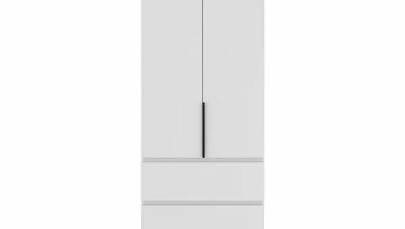 Шкаф распашной комбинированный двухдверный Art In Head №9 Light, ширина 160 см 6