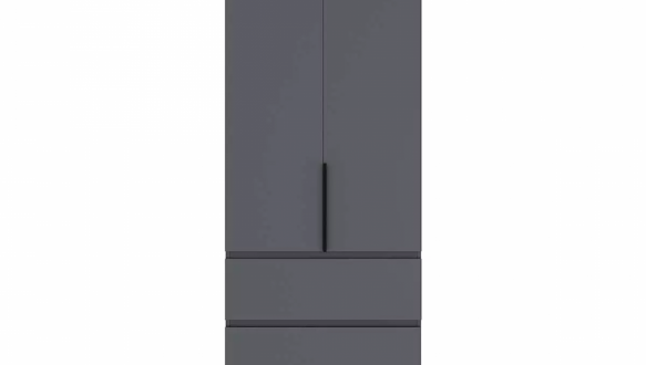 Шафа розпашна комбінована 2 дверна Art In Head №7 Light 120 см 6