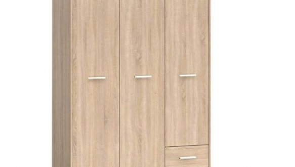 Шкаф SZF3D2S Гербор Непо 3 дверный дуб сонома 120 см