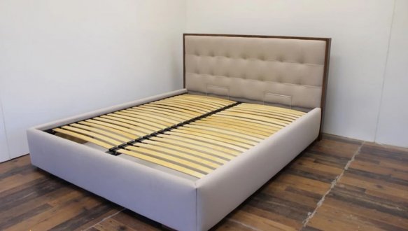 Ліжко м'яке Городок меблі Бартон без підйомного механізму 0