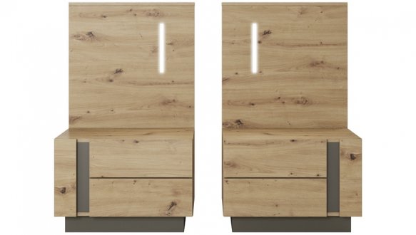 Тумби прикроватные с LED 2S/60 Arco