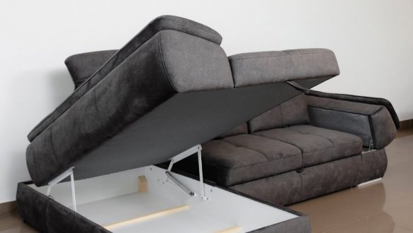 Кутовий диван розкладний дельфін Віко меблі Денвер 2 285 см 5