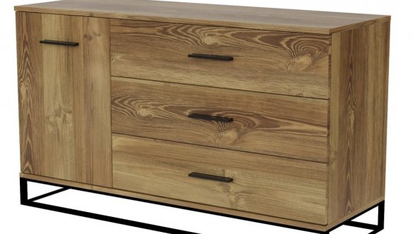 Комод на 3 ящика и одну дверь 1200 Art in Head Ascet / Аскет 5