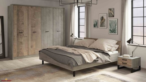 Модульна спальня Bari/Барі Сокме Вудкон/Дуб Гранж Пісочний 2