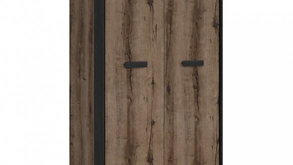 Шкаф BRW Poland SZF2D1S Kassel 2 дверный графит 100 см 0