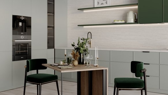 Стол-трансформер Voody Дуб сонома/Чёрные ноги