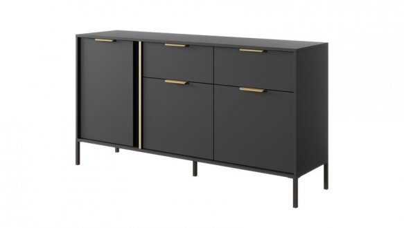 Комод Ларс / Lars 3D2S/153 Антрацит 1