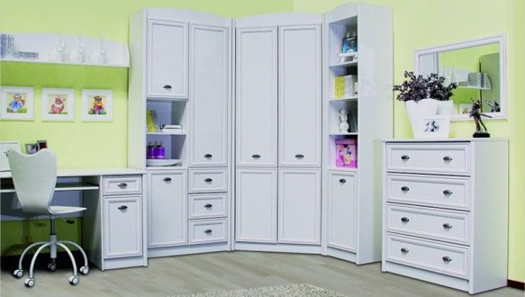 Модульная детская Salerno/Салерно Гербор Белый 2