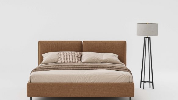 Кровать мягкая двуспальная Woodsoft Alba / Альба 5