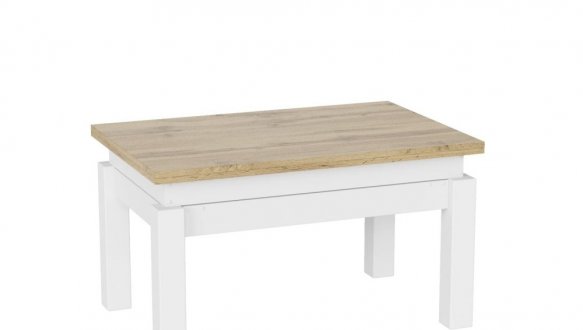 Стол-трансформер B-Fly Дуб крафт золотой/белый 1