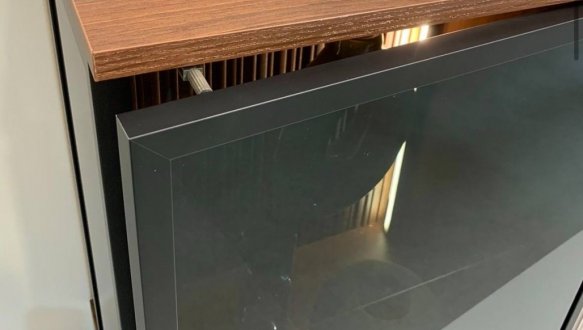 Комод с подсветкой Вичи / Vici K154 Орех / Кашемир 8