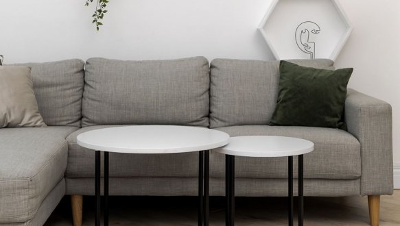 Набір столиків Модерн S+M білий 