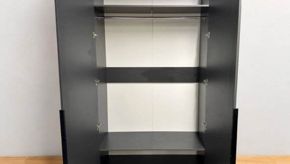 Шкаф Морели ST0027 3 дерный антрацит 180 см 6