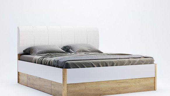 Кровать без каркаса с ящиками для белья 1,8*2,0 Асти