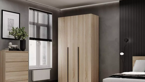 Шкаф распашной комбинированный трёхдверный Art In Head №12 Light, ширина 120 см 2