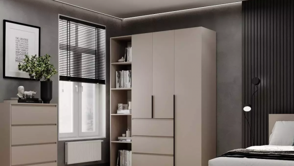 Шкаф распашной комбинированный трёхдверный Art In Head №8 Light, ширина 160 см 3