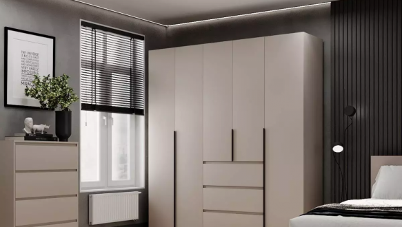 Шкаф распашной комбинированный 5-дверный Art In Head №4 Light 200 см 3