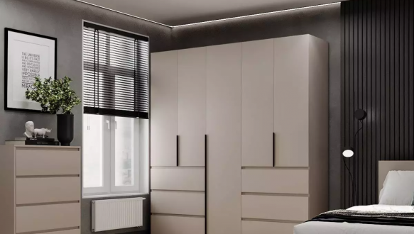 Шкаф распашной комбинированный 5-дверный Art In Head №3 Light 200 см 3