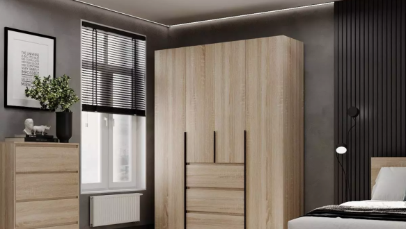 Шкаф распашной комбинированный 4-дверный Art In Head №1 Light 160 1