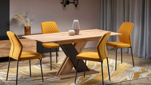 Стол Xarelto дуб вотан/черный