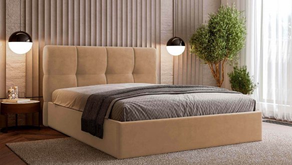 Кровать мягкая Виорина деко Bueno / Буено без подъемного механизма